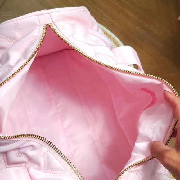 Stoney Clover Lane x Target Pink Heart Duffle Weekender Bag - Picture 8 of 8